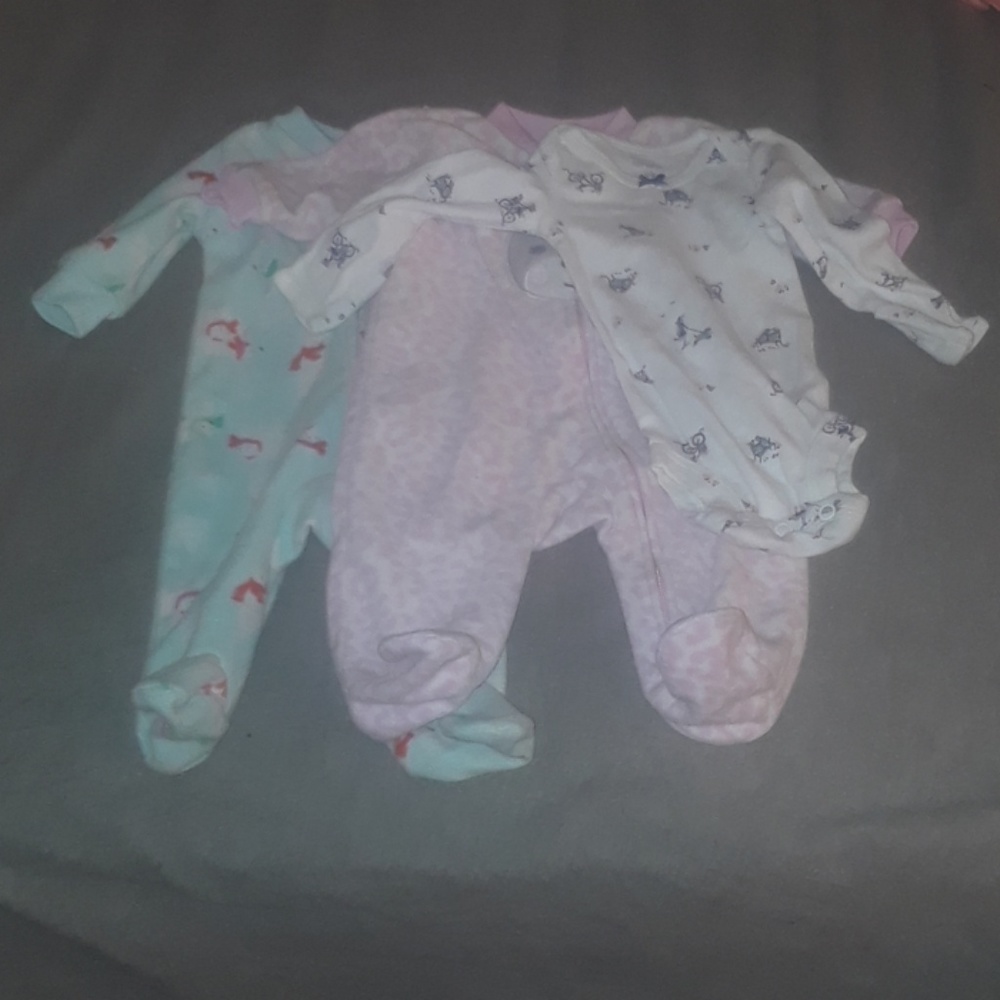 pajamas and onesie